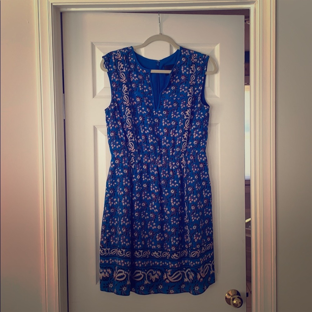 Blue Jcrew Dress